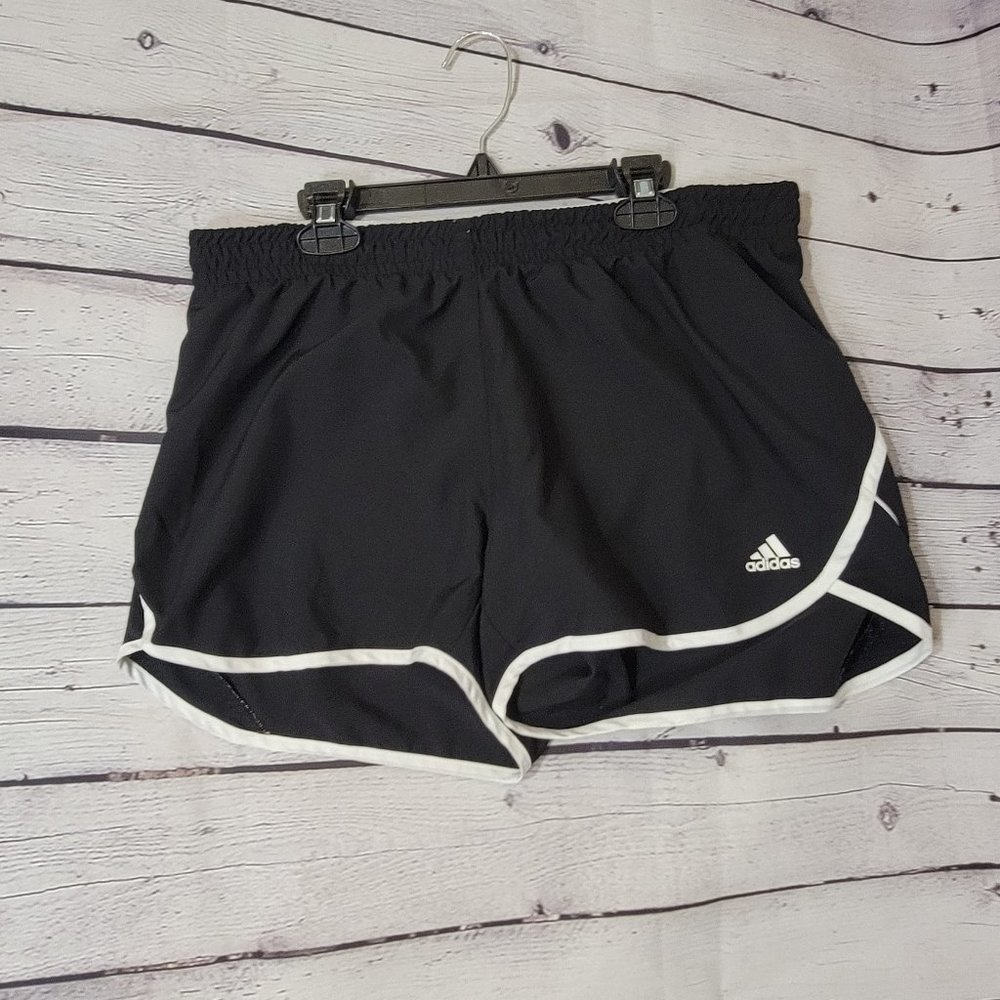 Women's Black Adidas Running Shorts Size Medium